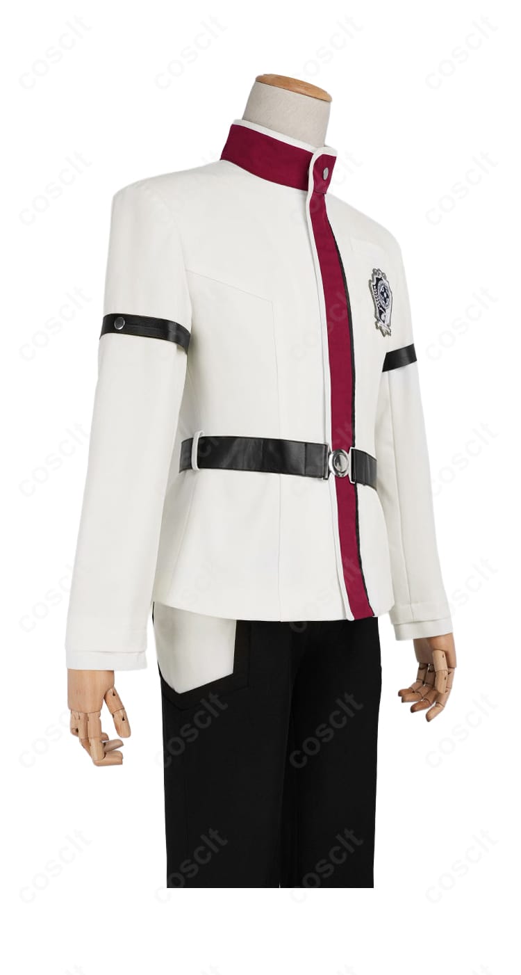 無職転生Ⅱ ラノア魔法大学制服ジャケットの側面ディテール。袖のラインや衣装のシルエットを確認できる画像