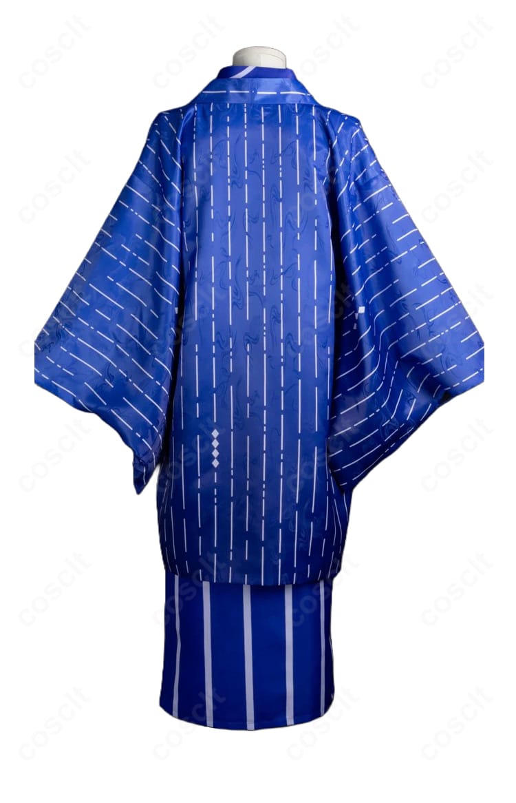 伊波ライ 極楽湯・RAKU SPAコラボ和装Ver. コスプレ衣装の背面全体