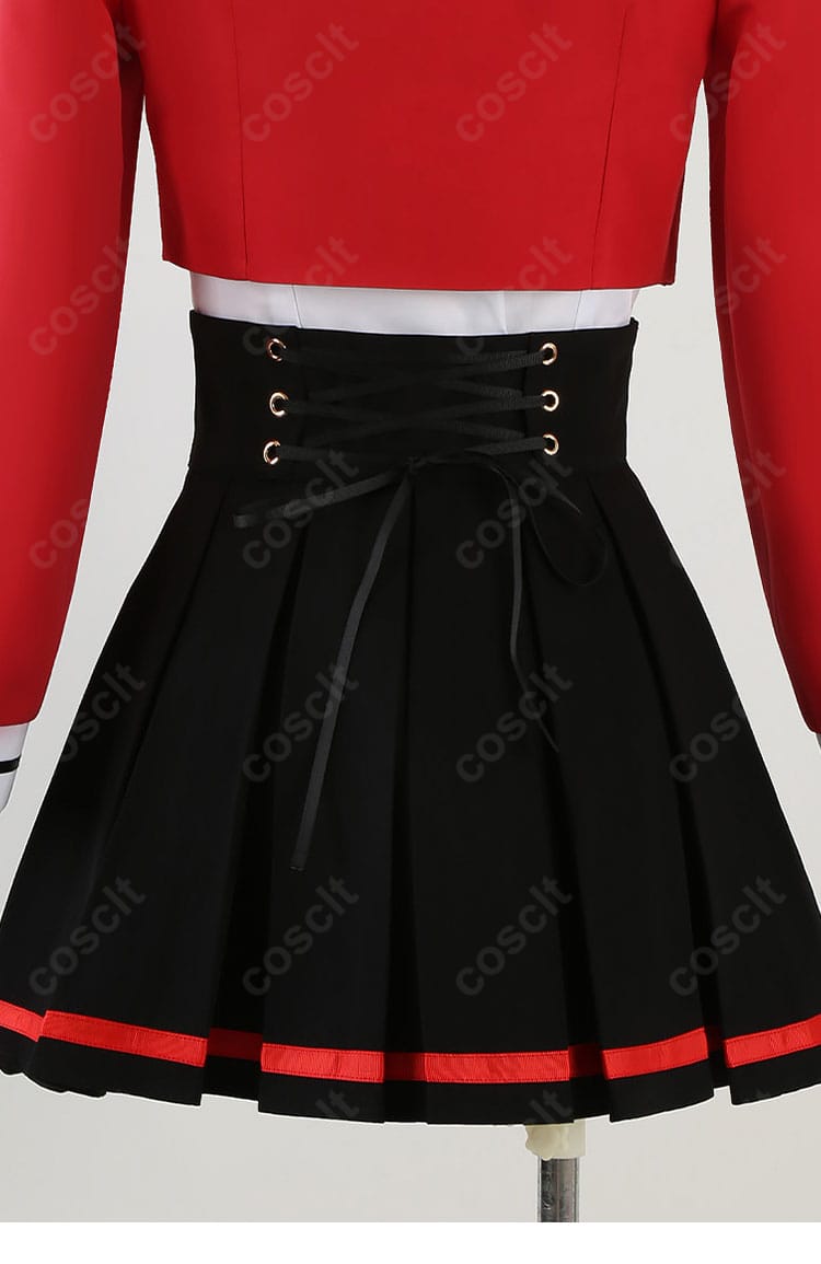 魔法騎士レイアース 獅堂光の制服コスプレ衣装の背面装飾を確認できる詳細画像