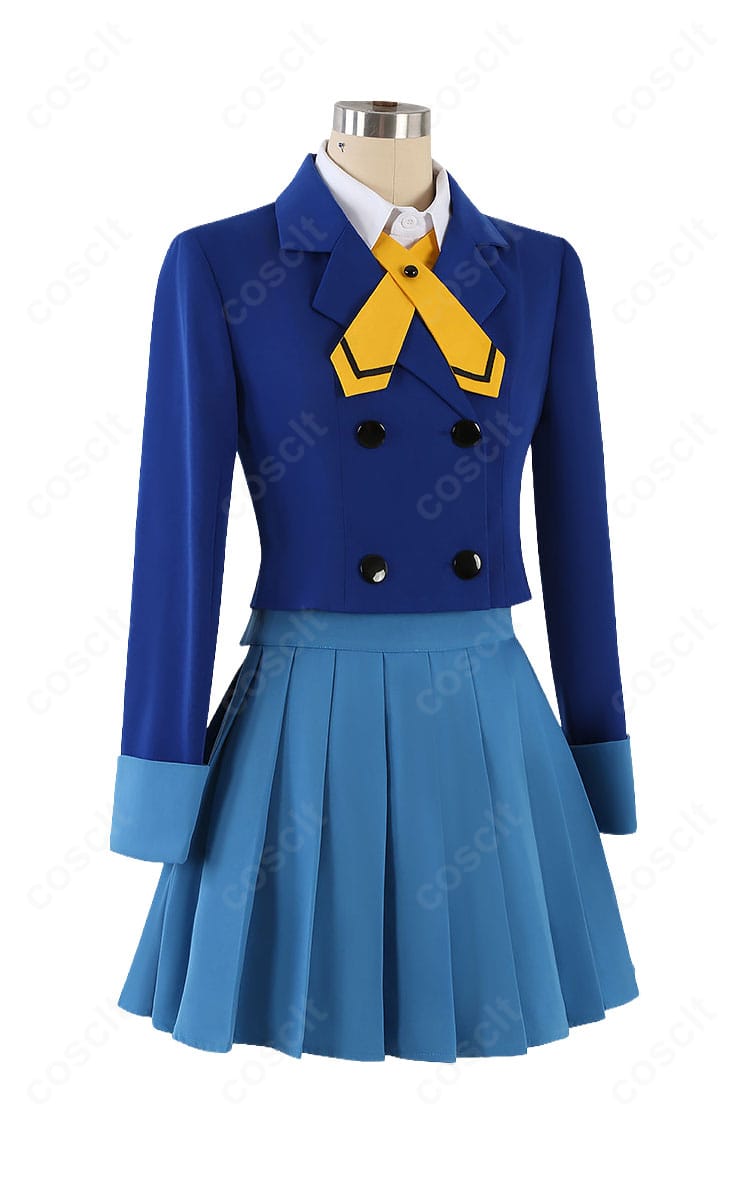 龍咲海 制服Ver.コスプレ衣装の右側から見たディテール画像。ジャケットとスカートの側面デザイン