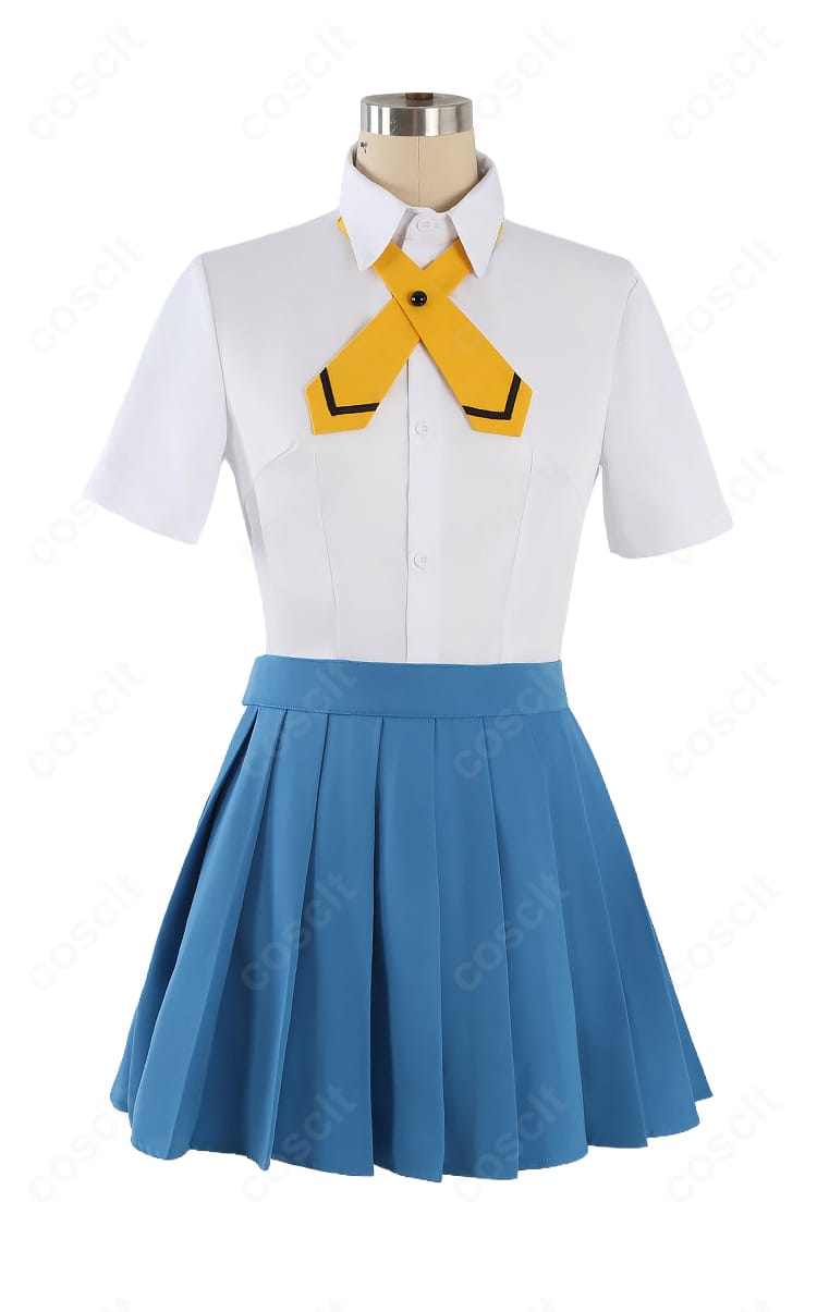 龍咲海 制服Ver.の白い半袖シャツのディテール画像。ジャケットの内側に着用するトップス