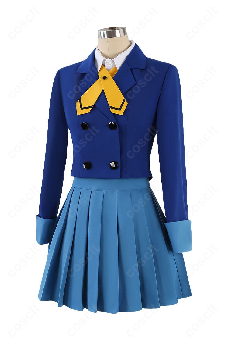 魔法騎士レイアース 龍咲海の制服衣装を左側から撮影した画像。上着とスカートのシルエット