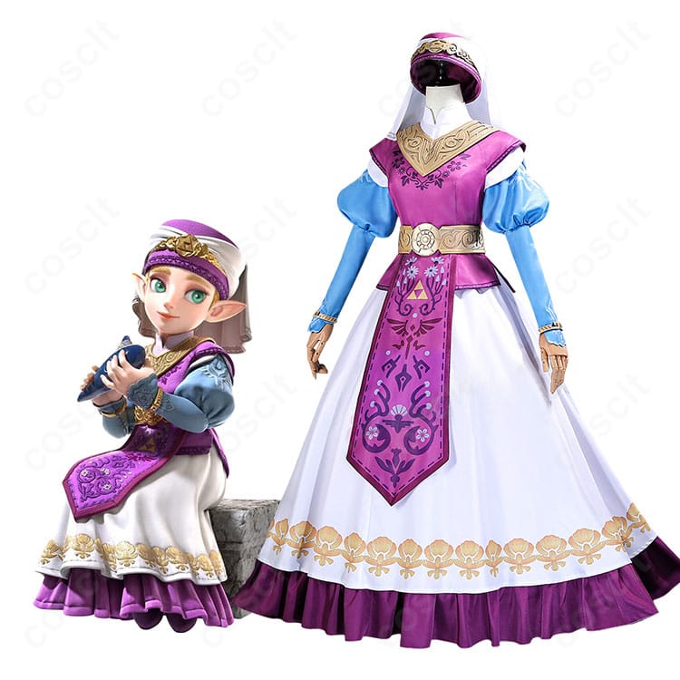 ゼルダの伝説 時のオカリナ ゼルダ姫の幼少期Ver.キャラクター画像とコスプレ衣装の商品画像