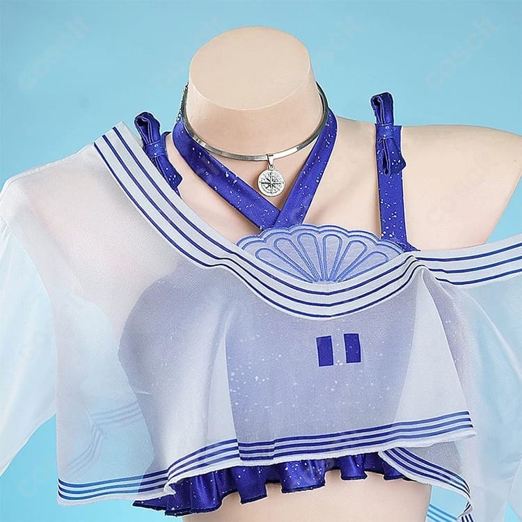 Fate/Grand Order マシュ・キリエライト 霊衣「常夏の水着Ver.03」コスプレ衣装 - 5枚目の画像