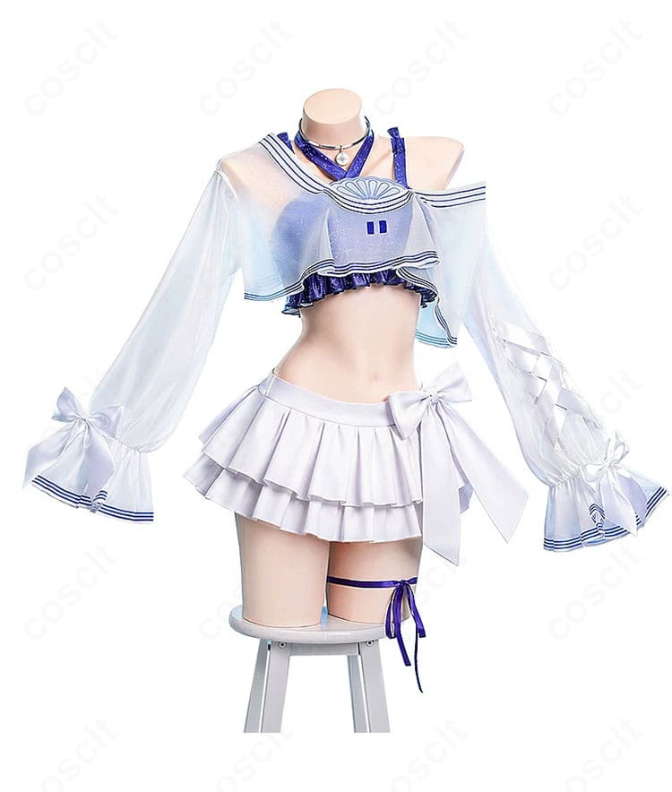 マシュ・キリエライト 常夏の水着Ver.03 コスプレ衣装の正面全体を示す商品画像