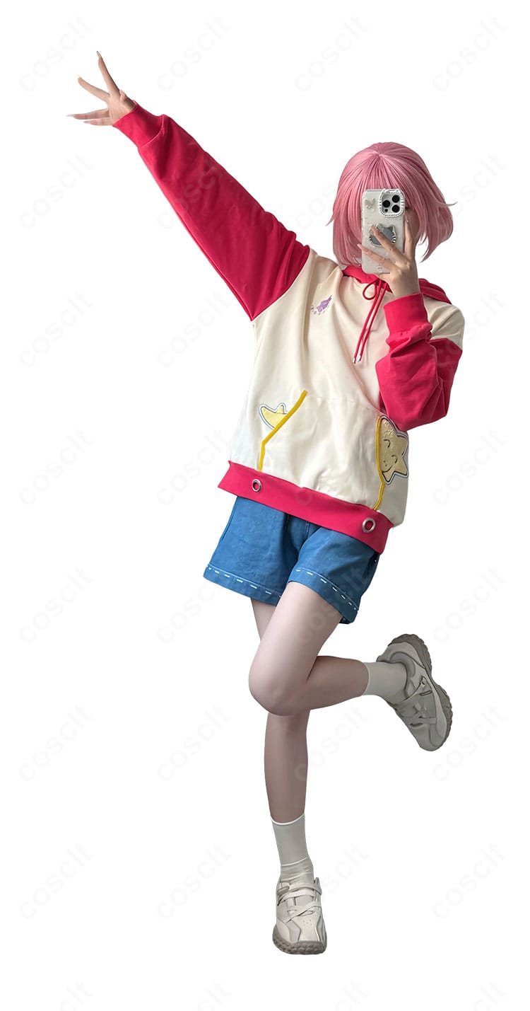 鳳えむ April Fools Event 2026 コスプレ衣装のトップスの袖部分を写したディテール画像