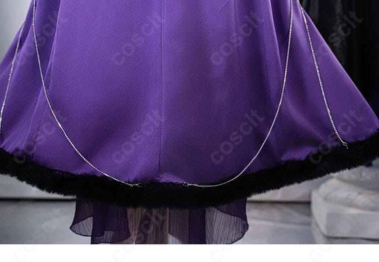 スカサハ＝スカディ 女王風ドレスの裾ディテール