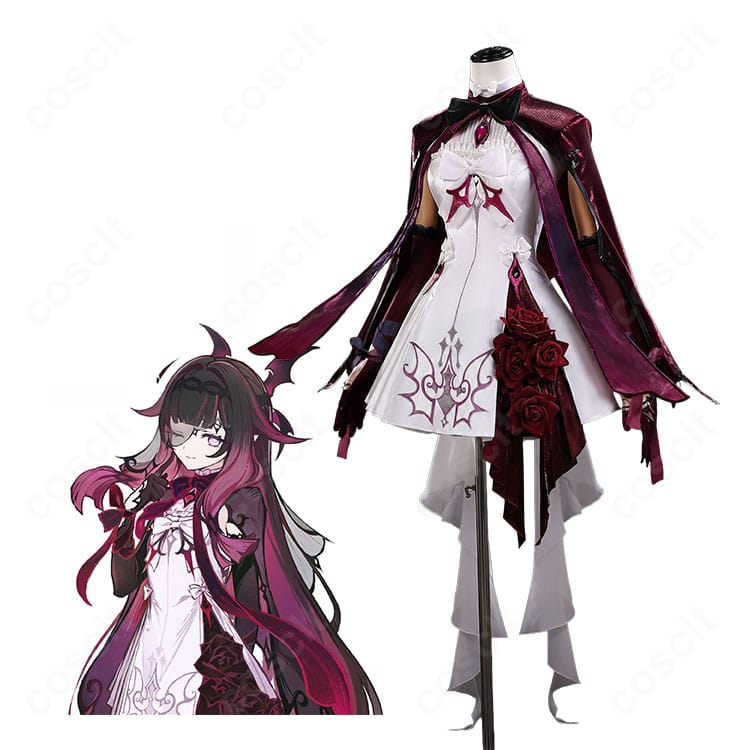 原神 コロンビーナ テーブルトークシアター衣装のキャラクターイメージとコスプレ衣装の商品展示画像