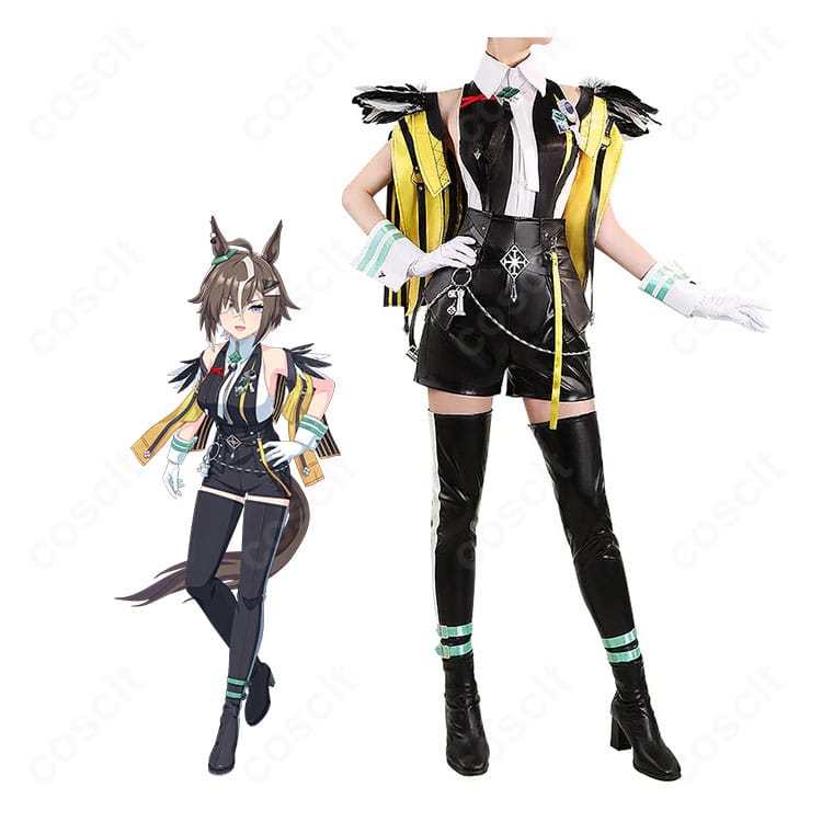 ウマ娘 プリティーダービー ルーラーシップのキャラクター画像と勝負服コスプレ衣装の商品画像