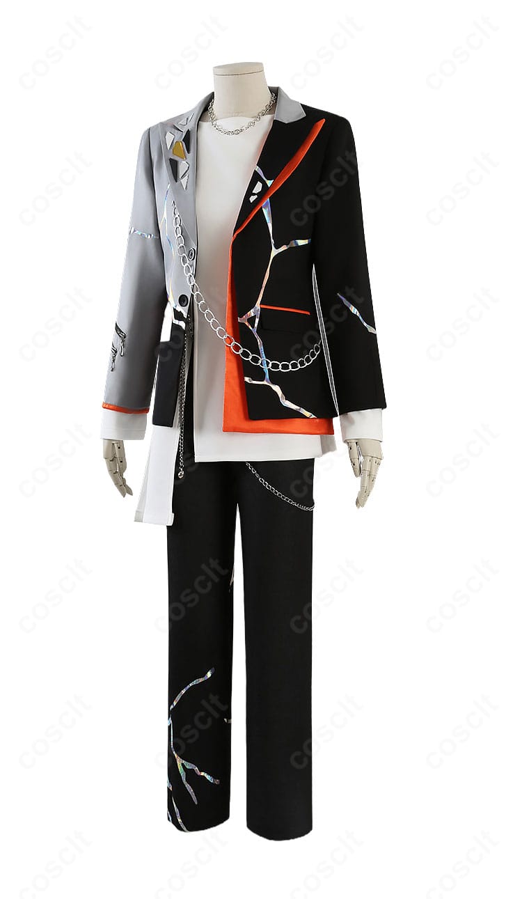 流星隊 ネイキッド衣装の左側から確認できる服装ディテール