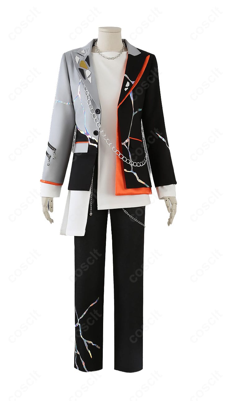 流星隊 ネイキッド衣装 コスプレセットの正面全体を示す商品画像