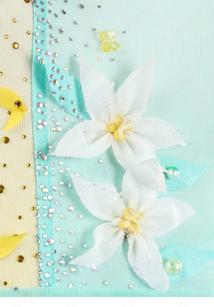 結束いのり ジュニアSP コスプレ衣装の花飾りディテール