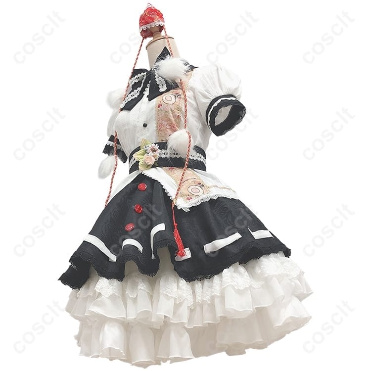 東方ダンマクカグラ 射命丸 文 帽子付きコスプレ衣装 - 3枚目の画像