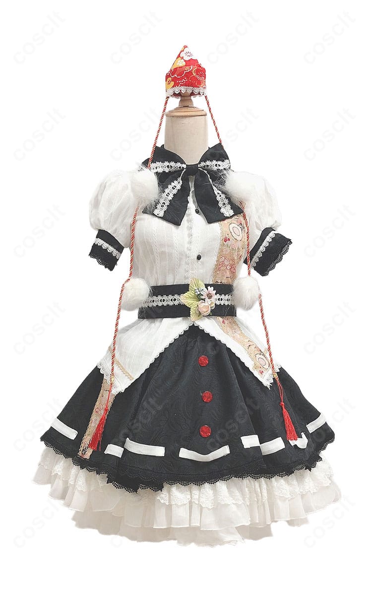 東方ダンマクカグラ 射命丸 文 コスプレ衣装の正面全体