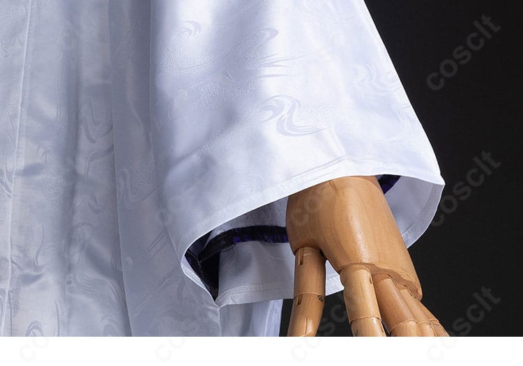 黒死牟コスプレ衣装の袖口にある装飾部分の拡大画像