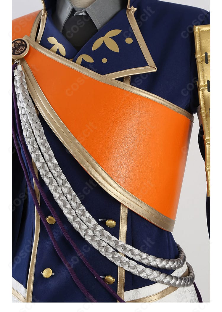刀剣乱舞ONLINE 一期一振 コスプレ衣装の胸元装飾のクローズアップ
