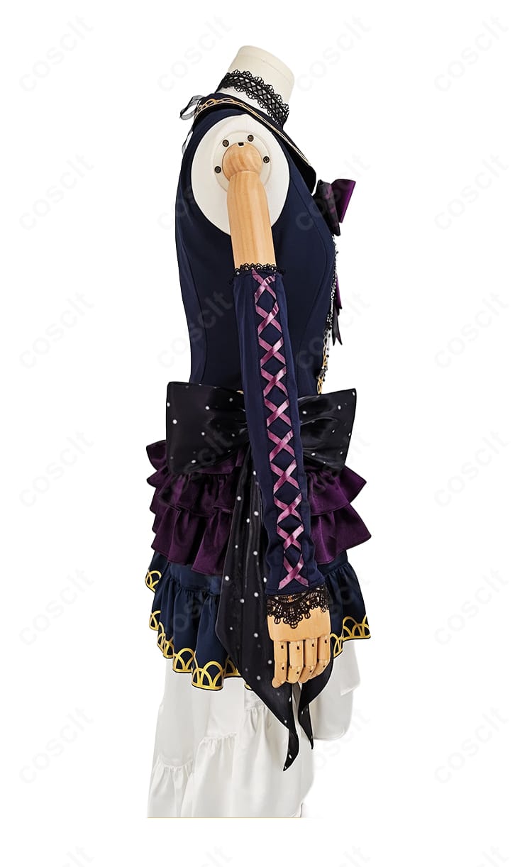 湊友希那 ステージ衣装コスプレ衣装の右袖部分の細部