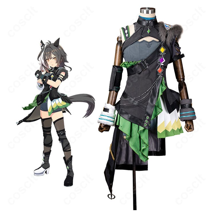 ウマ娘 プリティーダービー タイトルホルダーのキャラクタービジュアルと勝負服コスプレ衣装の商品画像