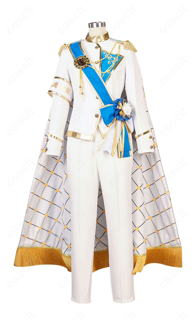 フジキセキ「ブランシュ・エトワール」勝負服コスプレ衣装の正面全体図