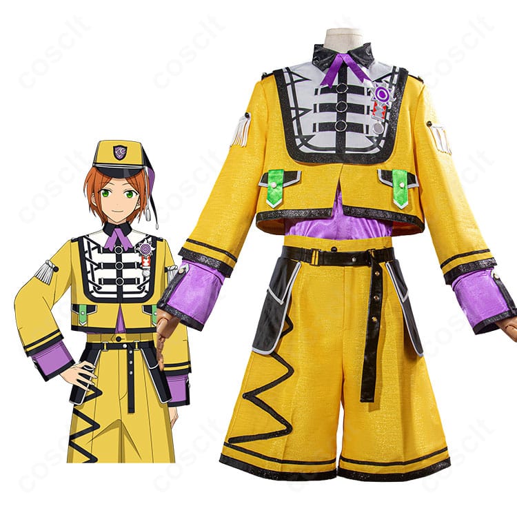 あんさんぶるスターズ!! 2wink 葵ひなた・葵ゆうた アルバム『TRIP』衣装のキャラクターイラストとコスプレ衣装の比較画像
