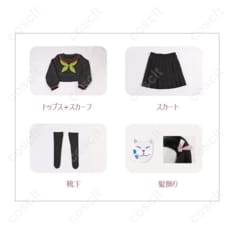 竈門禰豆子 キメツ学園 セーラー制服｜高再現度で軽やか、撮影・イベントに最適 - 4枚目の画像（サムネイル）