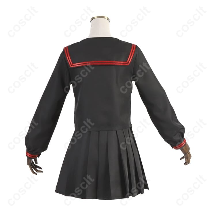 竈門禰豆子 キメツ学園 セーラー制服｜高再現度で軽やか、撮影・イベントに最適 - 2枚目の画像