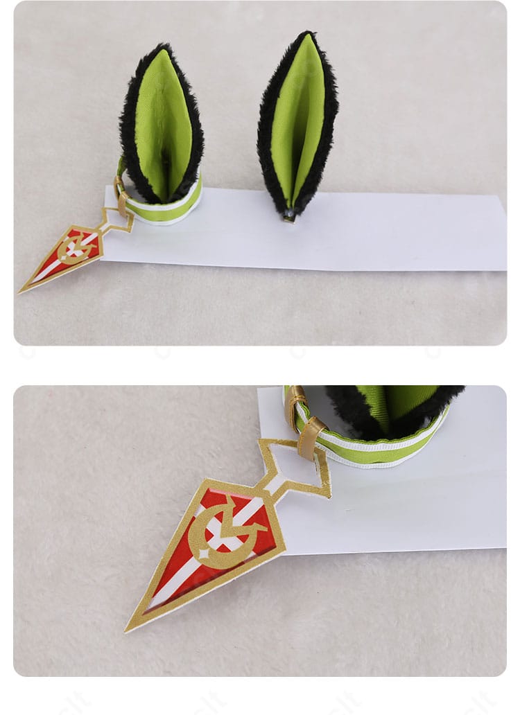 ウマ娘 コスプレ うま耳ヘッドアクセ接写。写真映えする耳パーツの形状とカラー