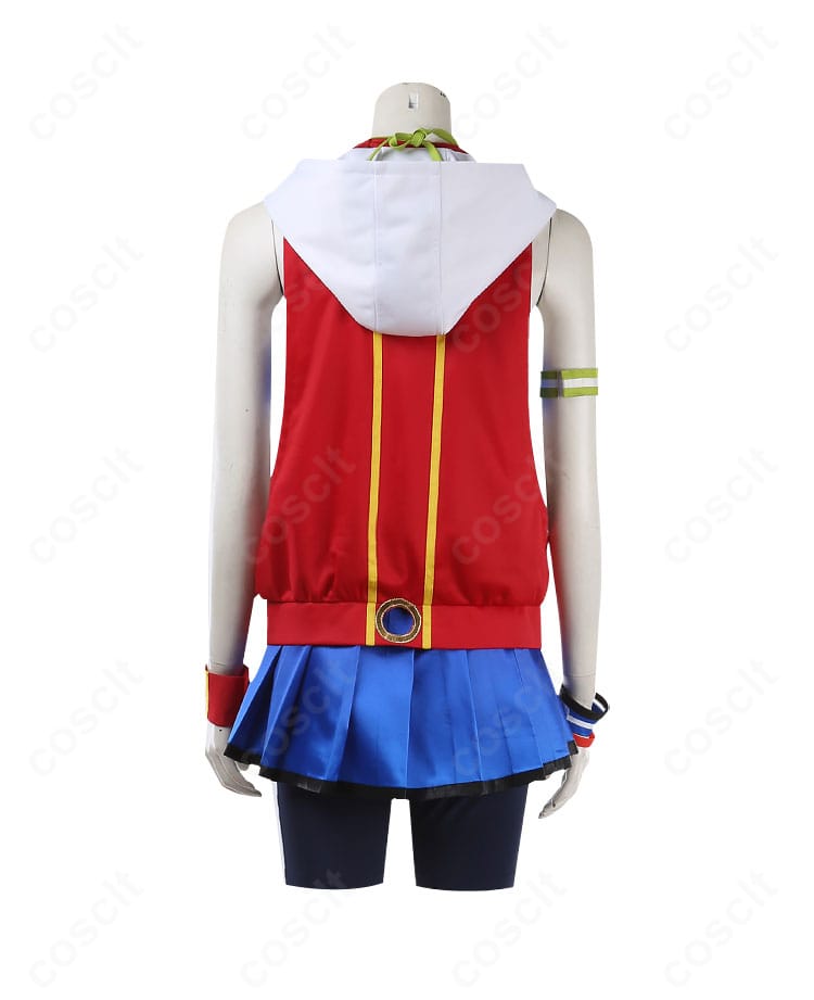 ウマ娘 ウイニングチケット 勝負服 背面ショット。背面配色とリボン配置を忠実再現した様子