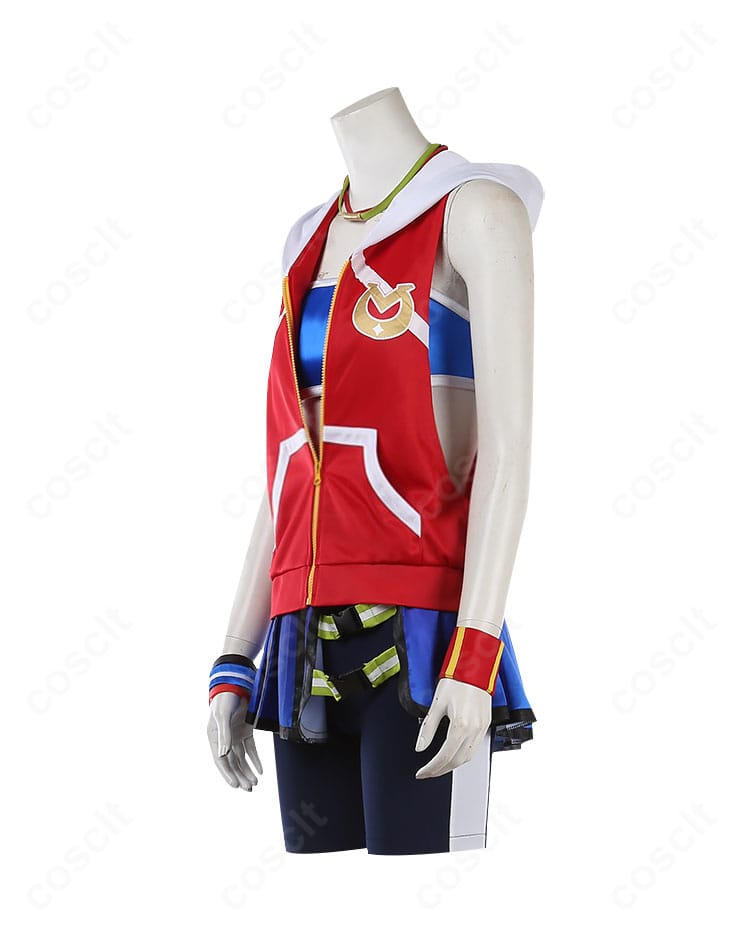 ウマ娘 ウイニングチケット 勝負服 左側面。動きやすいパターンとフィット感の見え方