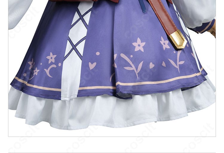 マチカネタンホイザ コスプレ スカート裾のフリル入りディテールアップ