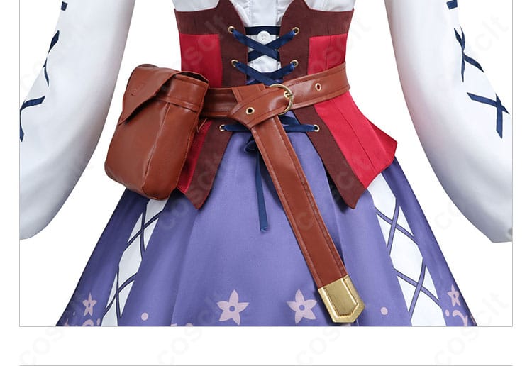 ウマ娘 コスプレ コルセットとポーチの正面着用例（機能的ディテール）