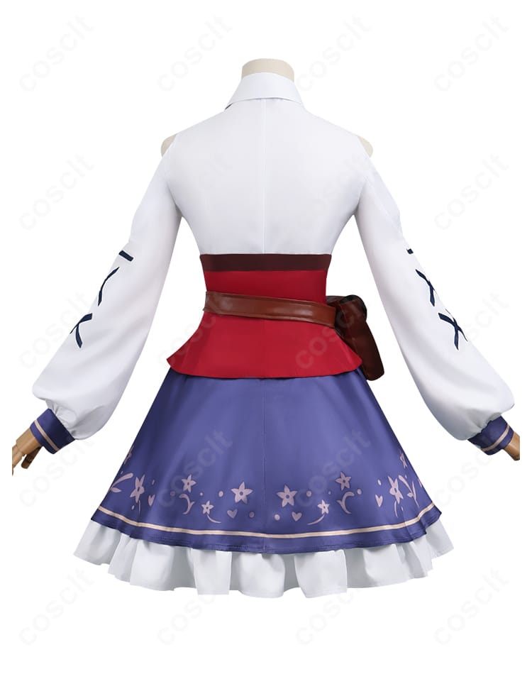 マチカネタンホイザ 勝負服コスプレの上着背面フィット感を示すイメージ