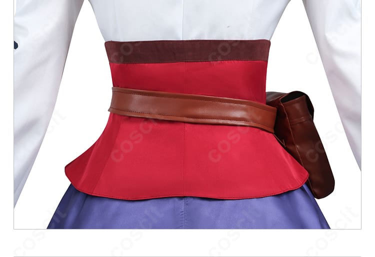 マチカネタンホイザ コスプレ コルセット＋ポーチの背面着用ディテール