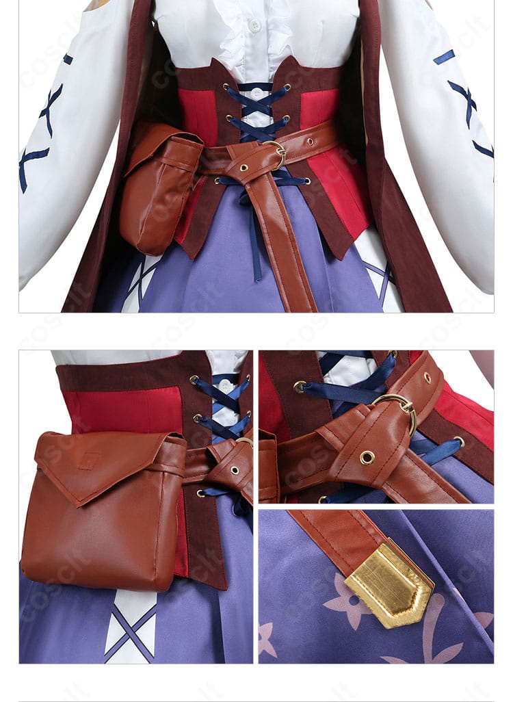 ウマ娘 勝負服コスプレのウエストポーチ装飾クローズアップ