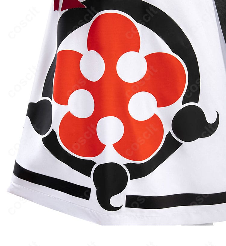 ギルティギア 梅喧コスプレ スカート裾とスリットの形状・動きの出るデザイン