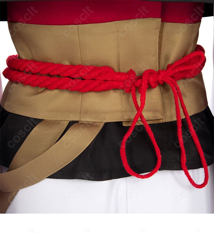 ギルティギア 梅喧コスプレ 腰紐飾りの結びと端処理・仕上げの美しさ