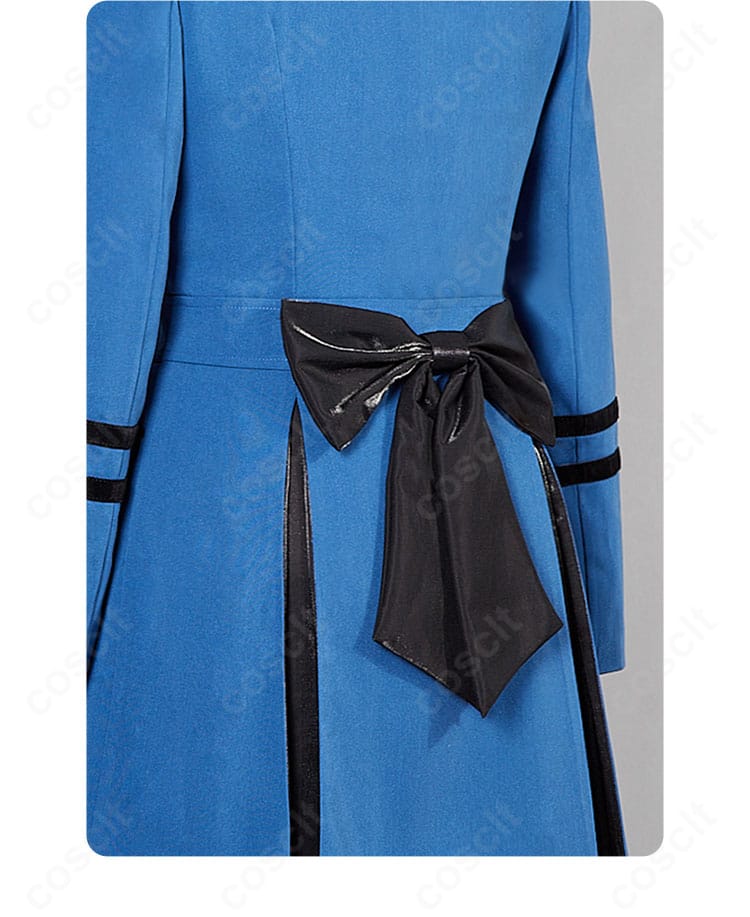 シエル衣装の背面蝶結びクローズアップ。立体的な結び目とボリューム感を強調したディテール画像