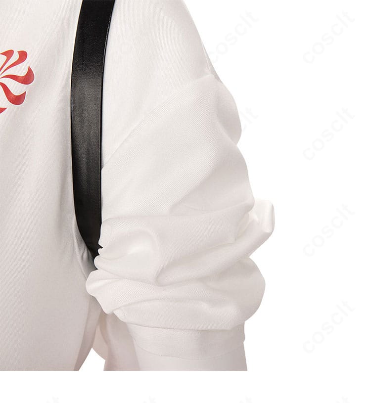 オーバーウォッチ2 キリコ衣装の前面ショルダーストラップ。着脱が簡単な仕様を紹介