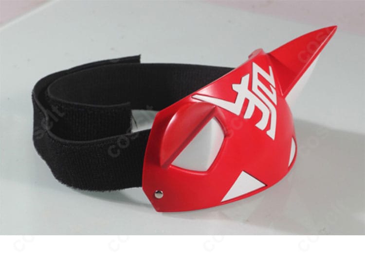 オーバーウォッチ2 キリコ衣装の頭飾り側面アップ。軽量設計で長時間装着に最適