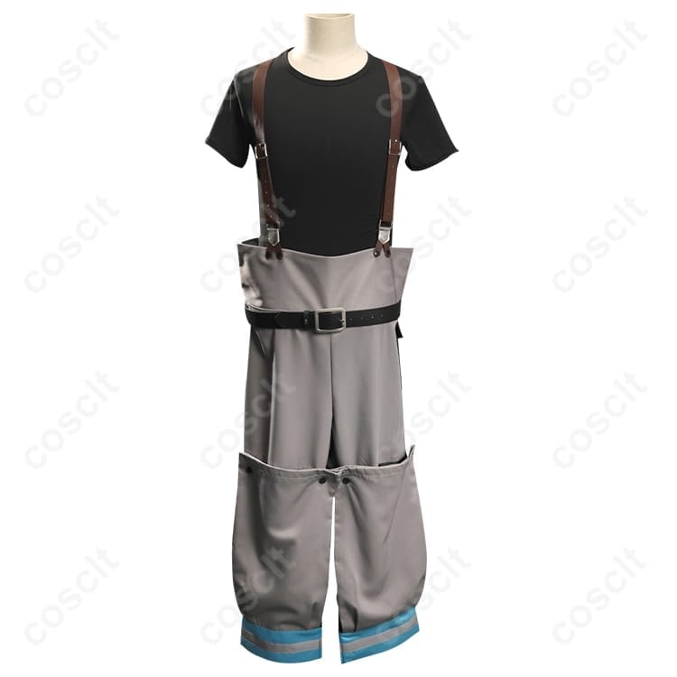 炎炎ノ消防隊 森羅日下部 第8特殊消防隊 消防服コスプレ 高再現で動きやすく撮影映え - 4枚目の画像
