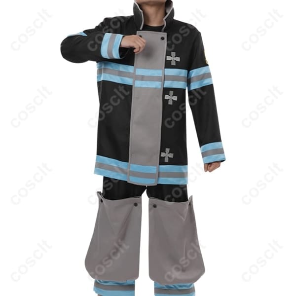炎炎ノ消防隊 森羅日下部 第8特殊消防隊 消防服コスプレ 高再現で動きやすく撮影映え