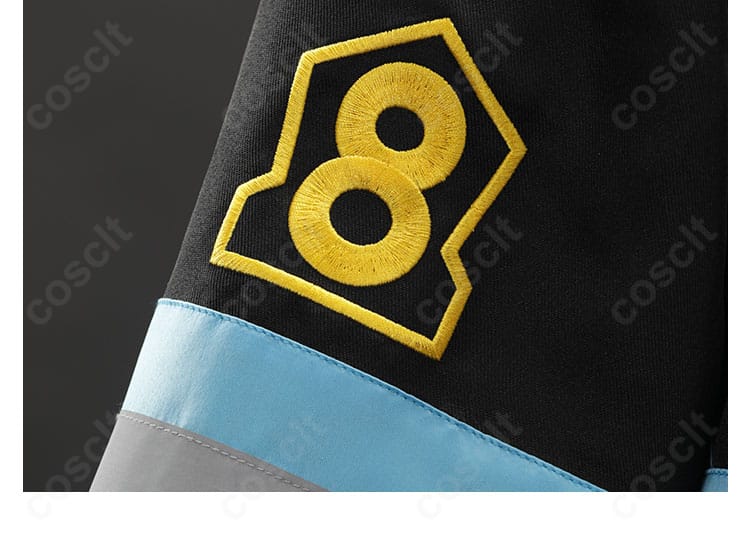 森羅日下部コスプレ 左肩袖の装飾パーツ詳細