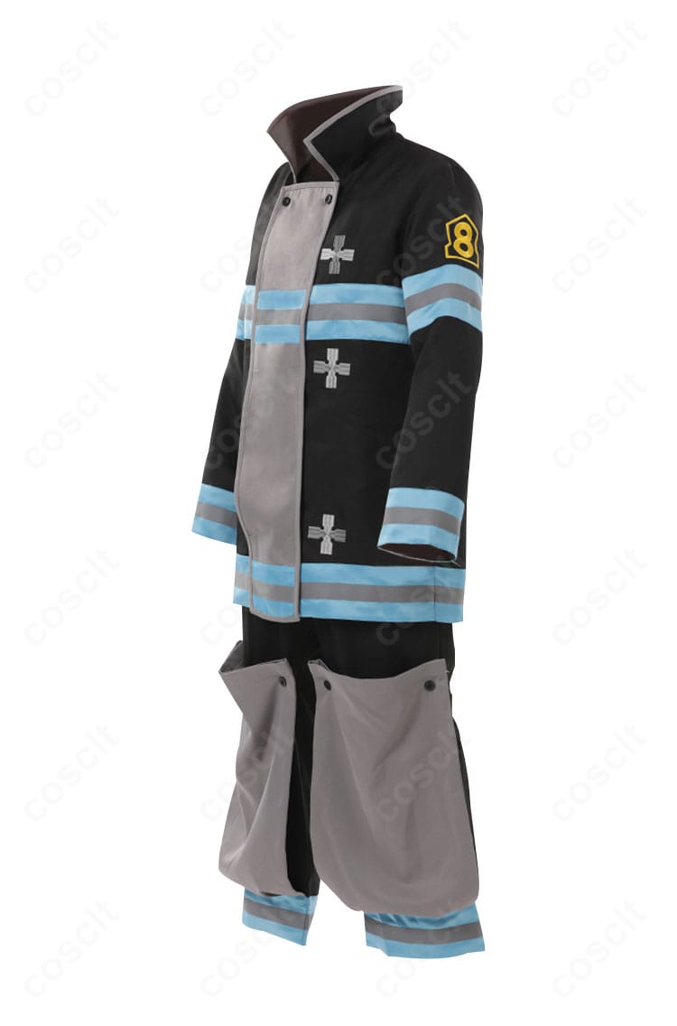 森羅日下部コスプレ衣装 左側面から見たシルエット