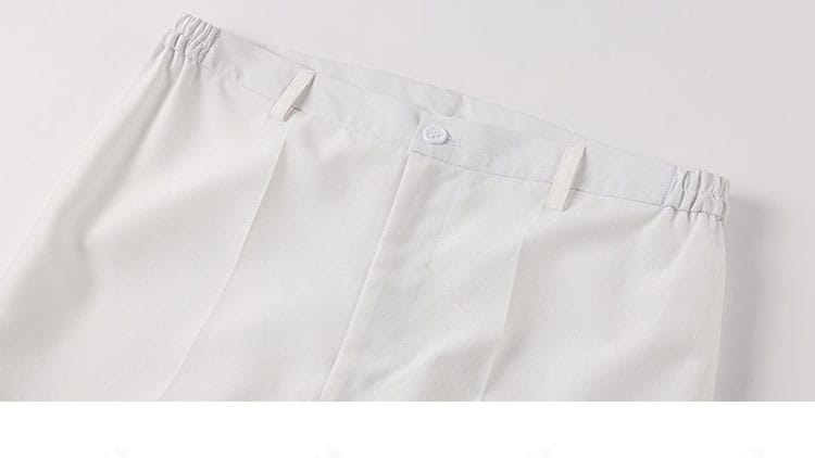 エルキドゥ衣装のズボン装飾ディテール。紋様と生地のハリ感を分かりやすく提示。