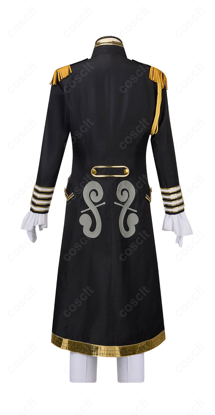 FGOアーケード ネモ 第二段階 コスプレ衣装の背面全身。背面ラインと裾の装飾配置を確認できる。