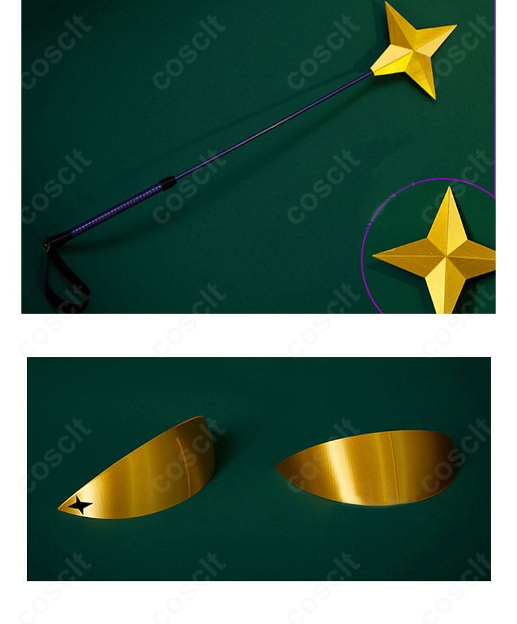 柊うてな マジアベーゼ 同梱アクセサリー一覧。襟飾り・胸飾り・足首飾り・髪飾り・肩飾りなどを個別に確認できる画像