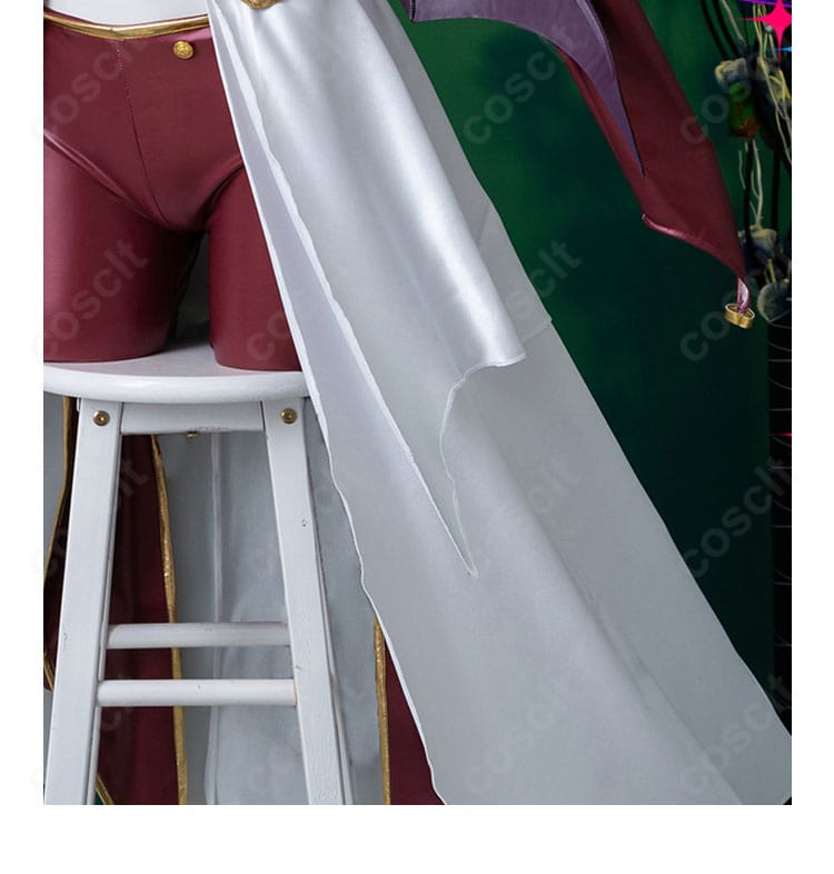 柊うてな コスプレ 衣装の裾ディテール。軽やかなヘム処理で長時間着用でも動きに追従する仕立て