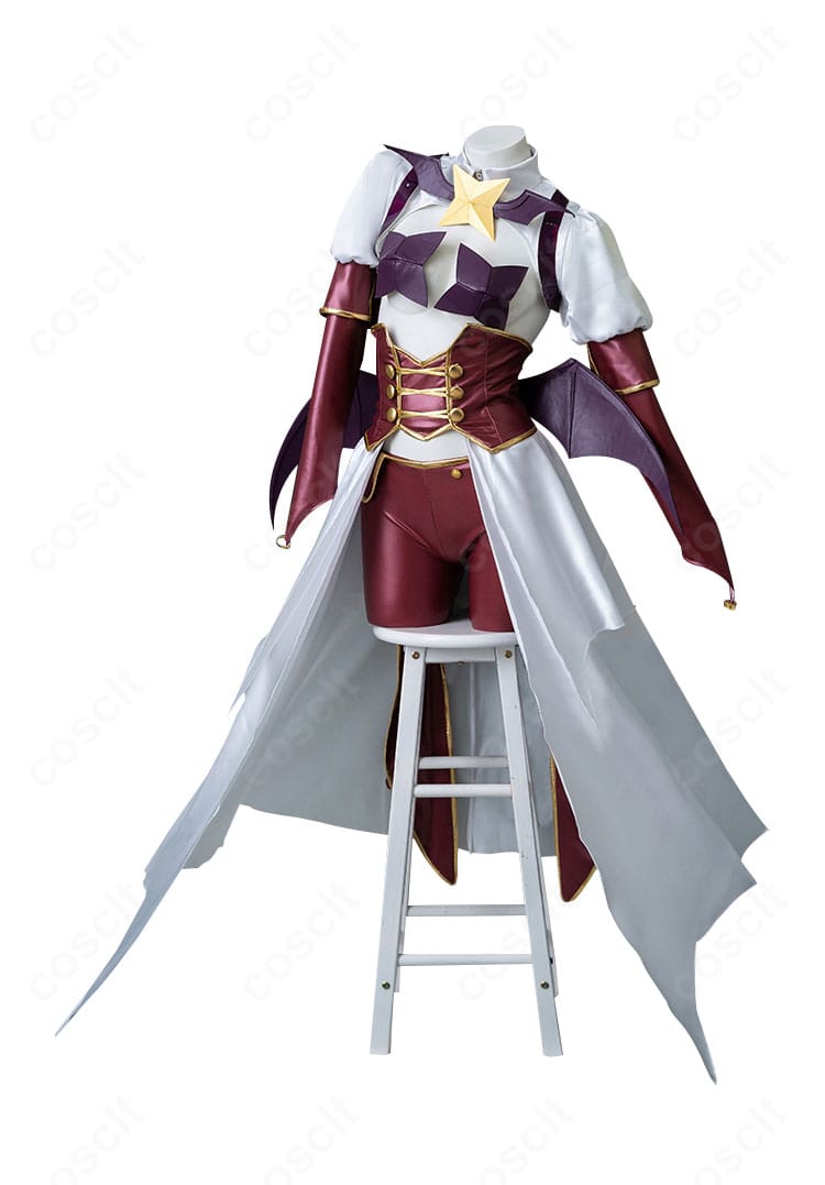 柊うてな マジアベーゼ衣装 側面。可動域を確保した裁断で、脚さばきと腰回りのラインが美しく見えるデザイン