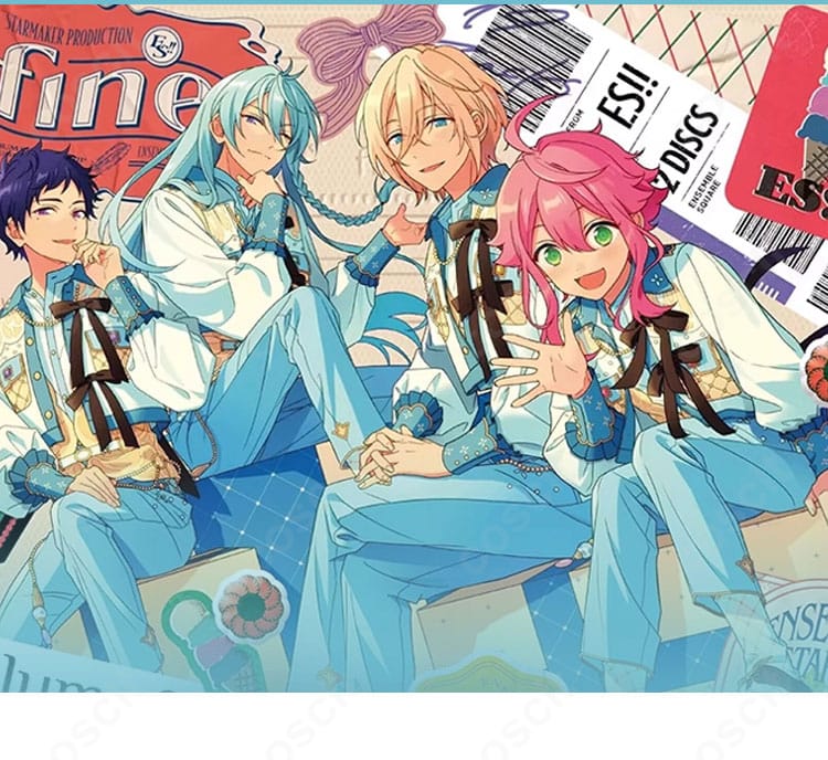 あんスタ fine『TRIP』衣装の着用イメージ。英智らのビジュアルを高再現したフルセットをモデルが着用した写真