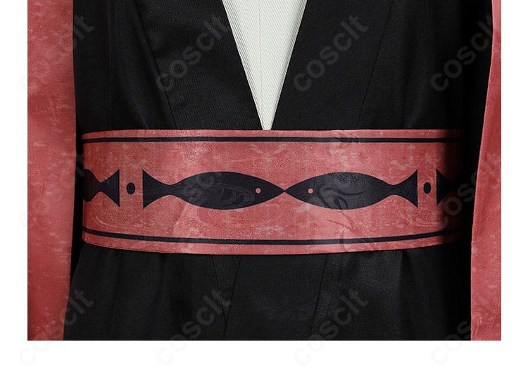 ハイキュー!! 黒尾鉄朗 コスプレ衣装 ウエスト周りのデザインと素材感のクローズアップ